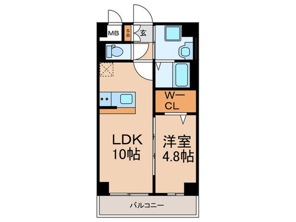 エルヴィータ箱崎の物件間取画像